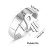 Trendy Silverly Cute Hand Hollow Love Ring For Women Men Lover Couple Rings Set Friendship Engagement Wedding Party 2022 Jewelry