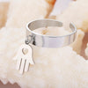 Trendy Silverly Cute Hand Hollow Love Ring For Women Men Lover Couple Rings Set Friendship Engagement Wedding Party 2022 Jewelry