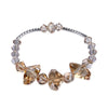 Trendy Sterling Silver New Trendy Crystal Geometric Adjustable Charm Bracelets Fashion Jewelry Gift Bangles For Women