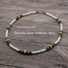 Trendy Summer Bohemia Ethnic White Coconut Surfer Necklace Men Tribal Jewelry Handmade Vintage Wooden Beads Necklace For Men