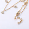 Trendy Thin Chain Bracelets For Women CZ Zircon Round Pendant Bracelet Bangle for Women Rose Gold Silvery Girl's Charm Jewelry