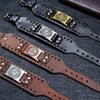 Trendy Totem Design Religious Rune Bracelet Men's Bracelet Leather Woven Viking Accessories Party Jewelry