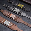 Trendy Totem Design Triangle Rune Bracelet Men's Bracelet Leather Woven Viking Accessories Party Jewelry