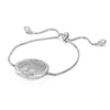 Trendy Tree of Life Bracelet For Woman Adjustable Gold Silvery Snake Chain Crystal Round Pendant Bracelets Jewelry Gifts