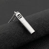 Trendy Twelve Constellation Perfume Essential Oil Aromatherapy Titanium Steel Pendant Trendy Men Necklace Wearing Pendant