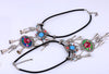 Tribal Ethnic Necklace For Women Embroidery Embroidered Big Flower Large Choker Statement Tibetan Silver Color Jewelry Bohemian