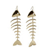 2020 New Women's Fashion Black Jewelry Unique Fish Bone 4.2 Dangle Long Earring ED46 Wholesale