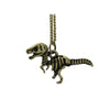 New Fashion Gold/Black/Bronze Tone Jewelry Dinosaur Pendant 16 Short Necklace Birthd Gift For Sweet Heart Girl EG018