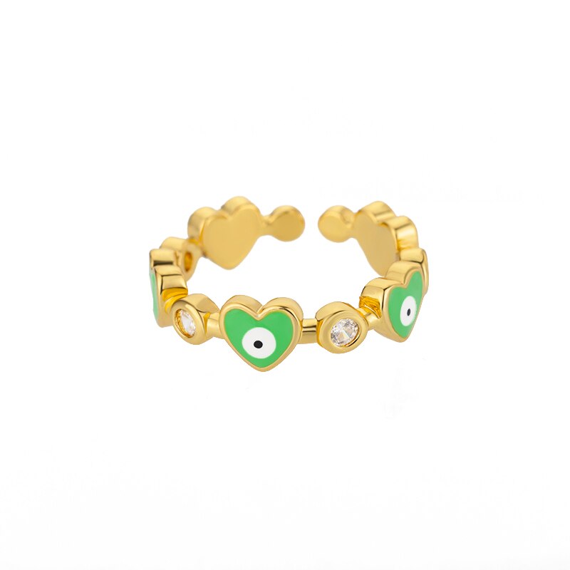 Turkey Lucky Evil Eye Rings for Women Stainless Steel Charm Colorful Couple Ring 2023 Trend Wedding Aesthetic Jewerly anillos