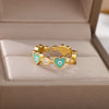 Turkey Lucky Evil Eye Rings for Women Stainless Steel Charm Colorful Couple Ring 2023 Trend Wedding Aesthetic Jewerly anillos