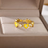 Turkey Lucky Evil Eye Rings for Women Stainless Steel Charm Colorful Couple Ring 2023 Trend Wedding Aesthetic Jewerly anillos