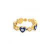 Turkey Lucky Evil Eye Rings for Women Stainless Steel Charm Colorful Couple Ring 2023 Trend Wedding Aesthetic Jewerly anillos