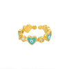 Turkey Lucky Evil Eye Rings for Women Stainless Steel Charm Colorful Couple Ring 2023 Trend Wedding Aesthetic Jewerly anillos