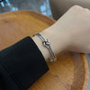 Twining Cuff Bangles Bracelets For women  Designer Aesthetic Jewelry Retro Accessories Christmas  GaaBou