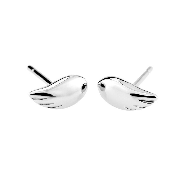 U-Lex Women Earrings 925 Sterling Silver Angel's Wings Fine Jewelry New Fashion Korean Earrings Wedding Party Women Gift