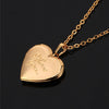 Fashion Jewelry Women Gift Silver/Gold Color Choker Chain Locket I Love You Romantic Heart Necklaces Pendants P388