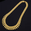 Gold Color Choker Necklace Big African Jewelry Sale Trendy Statement Tassels Bib Necklace For Women N348