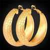 Hoop Earrings Gold/Silver Color Unique Snake Design Fashion Jewelry Wholesale Round Earrings For Women E3015
