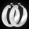 Hoop Earrings Gold/Silver Color Unique Snake Design Fashion Jewelry Wholesale Round Earrings For Women E3015