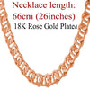 Unique Necklace Trendy Gold/Silver Color Chain Necklaces Men Jewelry Wholesale N377