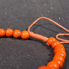 UDDEIN Bohemian Orange Big Round Long Wood Necklace & Pendent Handmade Chain Link Necklace For Women Bib Beads Party Jewelry