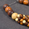 UDDEIN Handmade Bib Beads Wood Necklace & Pendant Bohemian Statement Jewelry Multi Layer Wood Maxi Necklace For Women Choker