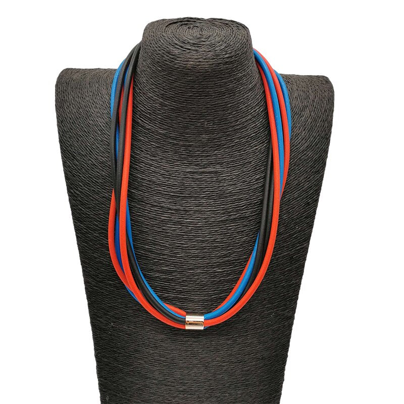 UKEBAY Color Matching Choker Necklaces Female Short Chain Handmade Goth Jewelry Clothes Accessories Necklace Chokers