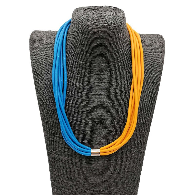 UKEBAY Color Matching Choker Necklaces Female Short Chain Handmade Goth Jewelry Clothes Accessories Necklace Chokers