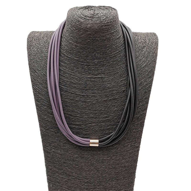 UKEBAY Color Matching Choker Necklaces Female Short Chain Handmade Goth Jewelry Clothes Accessories Necklace Chokers