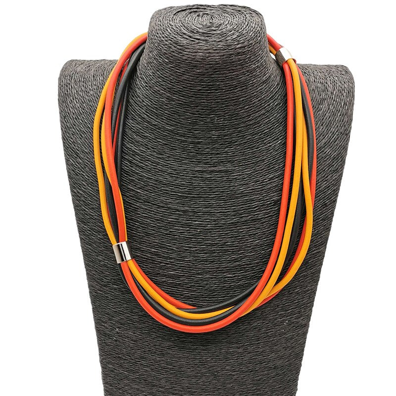 UKEBAY Color Matching Choker Necklaces Female Short Chain Handmade Goth Jewelry Clothes Accessories Necklace Chokers