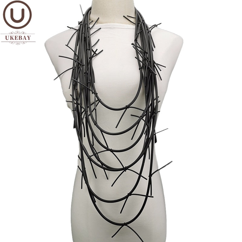 UKEBAY Hyperbole Necklace For Women Jewelry Pendant Necklaces Punk Party Clothes Accessories Designer Jewelry Choker Chains