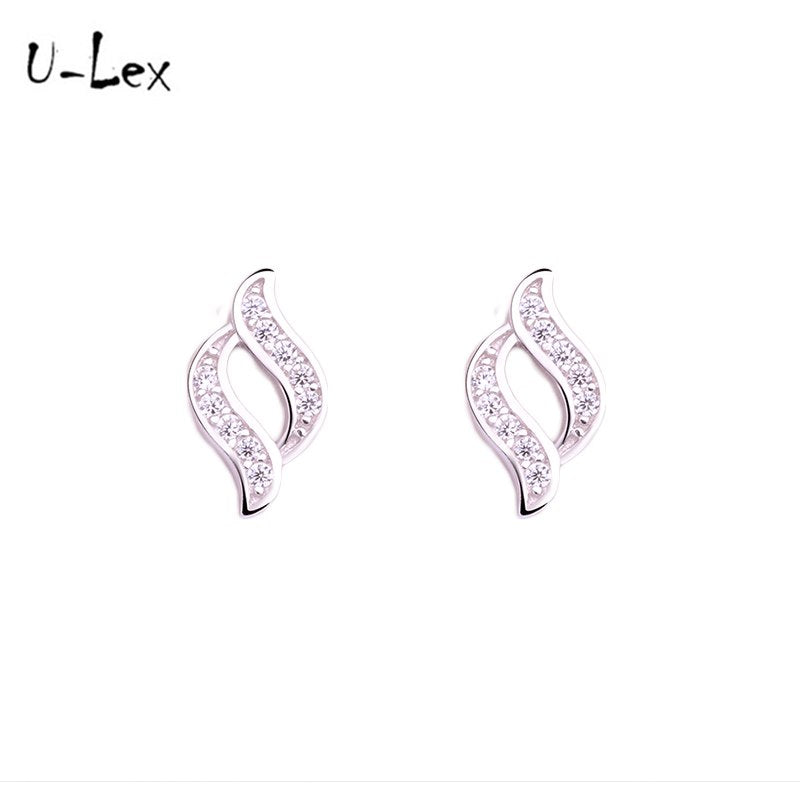 Cute 925 Sterling Silver Earrings Lady Korean Earrings Small Stud Earrings Party Fine Jewelry Birthd present FSE007