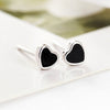 Cute Silver Earrings Four Leaf Clover Stud Earring Fashion Brand Heart Pattern Women Earrings Costume Accessories pendiente