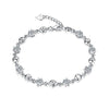 Luxury Brand Women Bracelet 925 Unique Silver 3A Zircon Charm Bracelet for Women Trendy Bracelets & Bangles Jewelry Gift