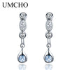 Natural Amethyst Drop Earrings For Women Water Drop Earrings Silver 925 Sterling Silver Jewelry Korean 2020 New