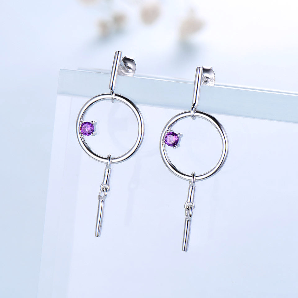 Natural Peridot Dangles Drop Earrings For Women Gemstone Solid 925 Sterling Silver Brand Fine Jewelry Gift For Her New