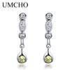 Natural Peridot Gemstone Earrings 925 Sterling Silver Drop Earrings Designer Jewelry Fine Earrings For Women Gift
