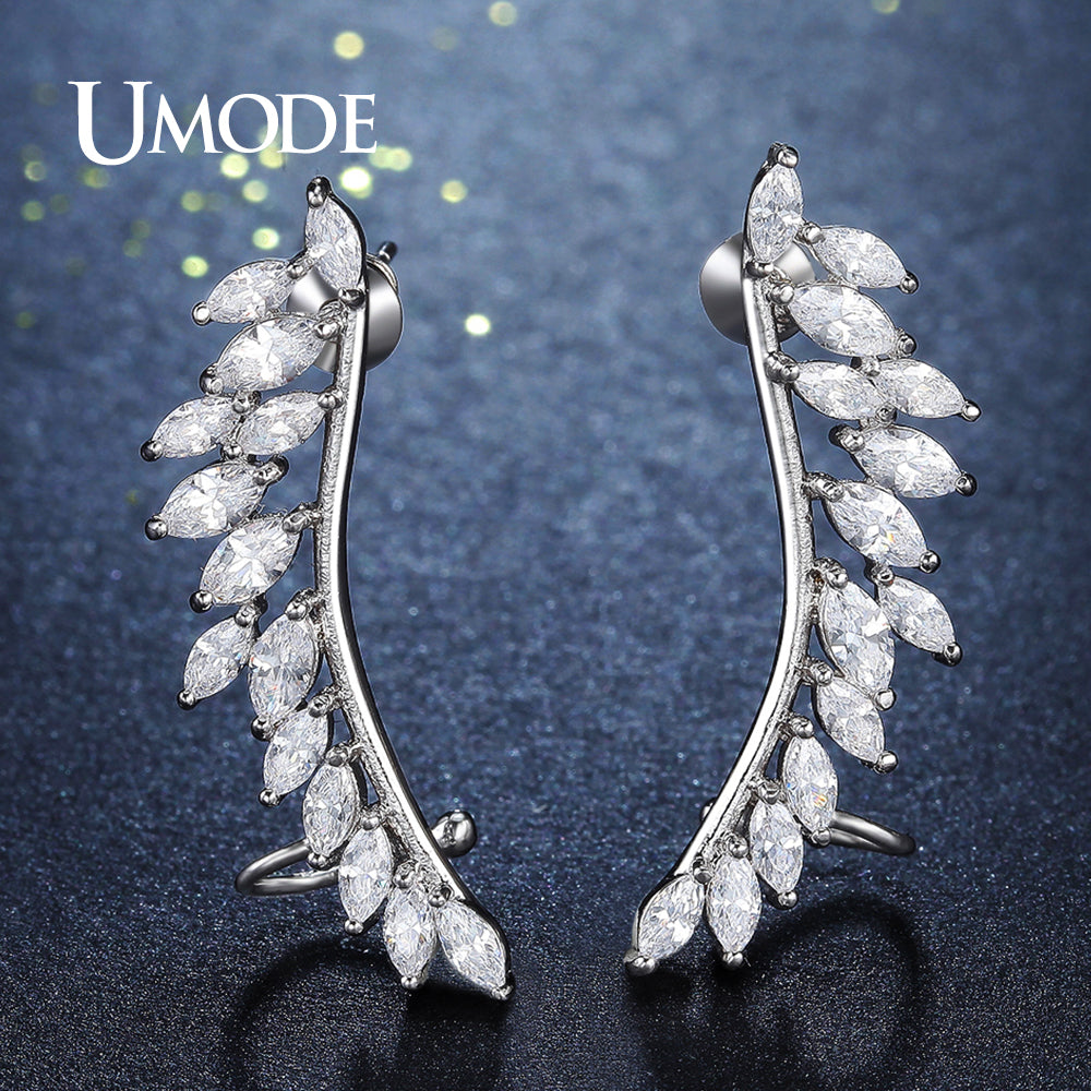 Gold Color Stainless Steel Heart Design Stud Earrings For Women Pave Setting High Quality Crystal Stud Earring For Women