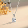 UMODE Brands Zirconia Necklace Pendants Long Friends Gifts for Women Korean Kids Jewelry Sautoir Femme UN0309