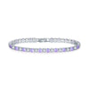 UMODE Clear Crystal Tennis Bracelet for Women Men Bracelet Cubic Zirconia Jewelry Party Wedding Hip Pop Accessories 2021 UB0097D