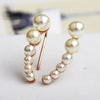 Simulated Pearl Ear Hook Stud Earrings For women rose gold color fashion Jewelry Earrings female bijoux top quality