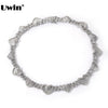 UWIN 9mm Cuban Chain Baguette Choker Micro Paved  Iced Out Cubic Zirconia Necklacs Hip Hop Jewelry for Drop Shipping