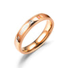 Fashion Titanium Steel Couple Ring Her King&His Queen Wedding bands Men Women Ring Jewelry DIY Gift For Lovers