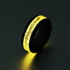 Green Yellow Blue Lord of One Ring Luminous Rings Stainless Steel Glowing in Dark Hobbits Rings For Men Fashion Male Anel