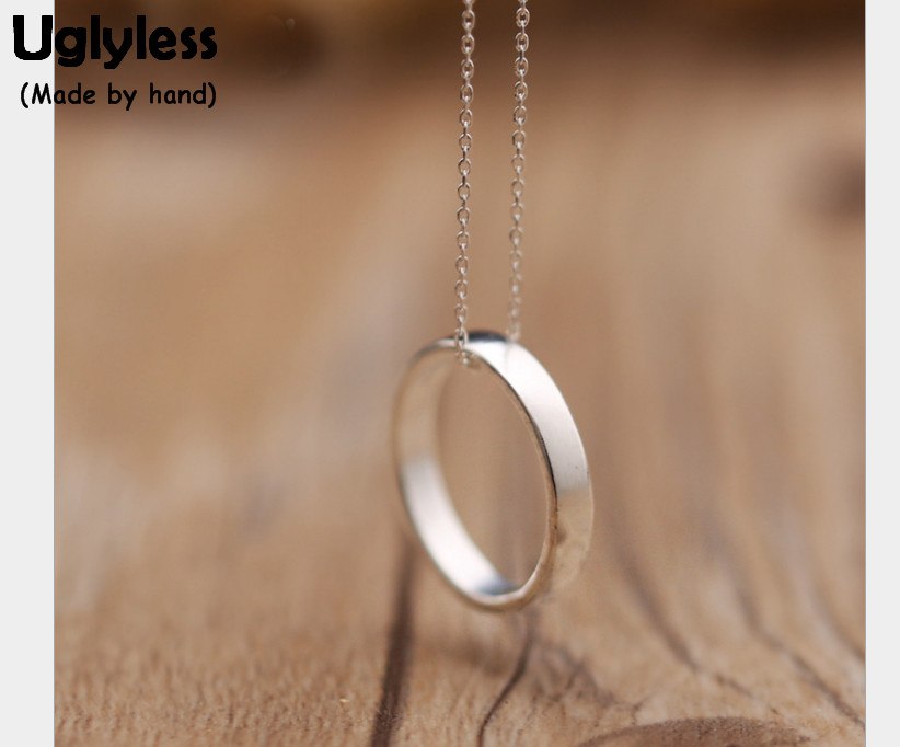 Genuine S 990 Silver Glossy Rings for Lovers Simple Fashion Korean Designer Finger Ring Handmade Unisex Fine Jewelry