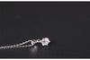 Genuine S925 Sterling Silver Simple Fashion Shinning Zircon Necklaces for Women Elegant Party Dress Chokers MINI Bijoux