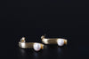 Genuine S925 Sterling Silver Women Dress Earrings Arc Designer Natural Pearls Studs Elegant Fine Jewelry Brincos Bijoux