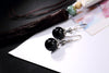 Real 925 Sterling Silver Nature Chalcedony Balls Dangle Earrings Women Luxury Statement Brincos Bijoux Handmade Jewelry
