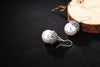 Real 925 Sterling Silver Nature Chalcedony Beads Earrings Dangle Women Ethnic Pearls Brincos Jewel Handmade Fine Bijoux