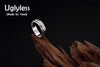 Real 925 Sterling Silver Unisex Finger Rings Lovers Weave Ring Twisted Rotating GOOD LUCK Jewelry Men Ring Women Bijoux